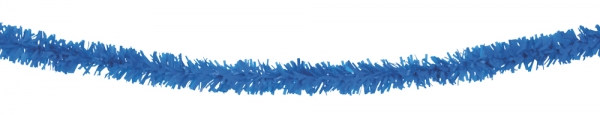 Fransengirlande blau, 10 Meter - schwer-entfoo